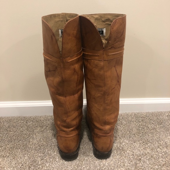 Frye 76442 Melissa Trapunto Riding Boots - Picture 3 of 10